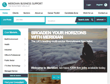 Tablet Screenshot of meridianbs.co.uk